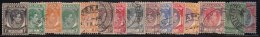 Straits Settlements Used 1937-1941, 15 Values, KG VI, (With 30c, 40c, 2c Orange, 3c Green), Malaya (Lot B) - Straits Settlements