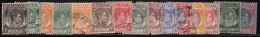 Straits Settlements Used 1937-1941, 15 Values, KG VI, (With 30c, 40c, 2c Orange, 3c Green), Malaya, (Lot D) - Straits Settlements