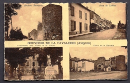 CPA ANCIENNE- FRANCE- LA CAVALERIE (12)- CARTE SOUVENIR MULTI-VUES AVEC ANIMATION - La Cavalerie