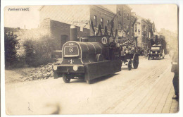 E3418  -  WELKENRAEDT  -  Cortège   -  1ère Locomotive Belge  *photo J. SCHNORRENBERG* - Welkenraedt