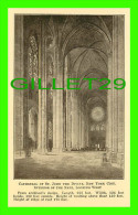 NEW YORK CITY, NY - CATHEDRAL OF ST JOHN THE DIVINE - INTERIOR OF THE NAVE, LOOKING WEST - PUB. BY LAYMEN'S CLUB, 1922 - - Kerken