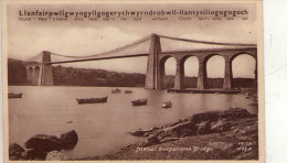 ANGLESEY  ,  Menai  Suspension Bridge    * - Anglesey