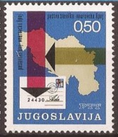 1971 1445 JUGOSLAVIJA JUGOSLAWIEN  POSTLEITZAHLEN EINFUEHRUNG   MNH - Unused Stamps