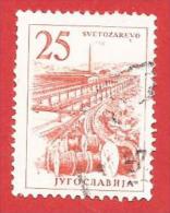 JUGOSLAVIA - USATO - 1961 - Cable Factory In Svetozarevo - 25 Din. - Michel YU 978 - Oblitérés