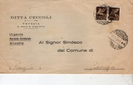 1946 LETTERA  POSTA AEREA CON ANNULLO VENEZIA - Poststempel