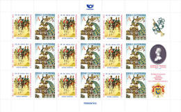 Czech Republic / Special Commemorative Souvenir Sheets (2013) Napoleon - 200 Anniversary Of The Battle Of Kulm (4 Pcs.) - Blocks & Sheetlets