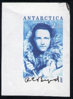 Antarctica Post Imperf Printing With Rare Black Signature. - Autres & Non Classés