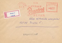 I6653 - Czechoslovakia (1979) 303 00 Plzen 3: Pilsner Urquell (R-label: Plzen 2 !) - Bières