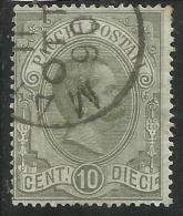 ITALIA REGNO ITALY KINGDOM 1884 - 1886 PACCHI POSTALI CENT. 10  USATO USED - Postal Parcels