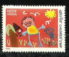 INDIA, 1990, Childrens Day,  Children´s Day,   Cat & Doll, Kinder, Games, MNH,  (**) - Nuovi