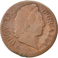 Monnaie, France, Louis XV, Demi Sol à La Vieille Tête, 1/2 Sol, 1771, Lille - 1715-1774 Ludwig XV. Der Vielgeliebte
