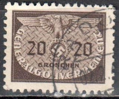 Poland - Generalgouvernement 1940 Official - Dienstmarke - Mi.D 20  Gestempelt /used - Generalregierung