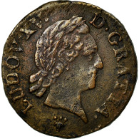 Monnaie, France, Louis XV, Liard à La Vieille Tête, Liard, 1770, Reims, TB+ - 1715-1774 Luis XV El Bien Amado
