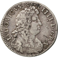 Monnaie, France, Louis XIV, 4 Sols Dits « des Traitants », 4 Sols, 1677 - 1643-1715 Luigi XIV El Re Sole