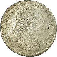 Monnaie, France, Louis XIV, 1/2 Écu Aux Insignes, 1/2 ECU, 43 Sols, 1702, Caen - 1643-1715 Louis XIV Le Grand