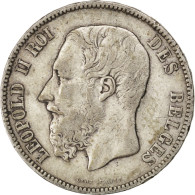 Monnaie, Belgique, Leopold II, 5 Francs, 5 Frank, 1870, Bruxelles, TB+, Argent - 5 Francs