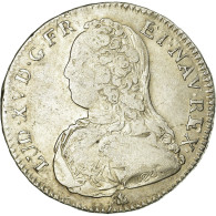 Monnaie, France, Louis XV, 1/2 Écu Aux Branches D'olivier, 1/2 ECU, 44 Sols - 1715-1774 Luigi XV Il Beneamato