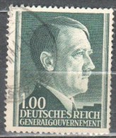 Poland - Generalgouvernement - 1944 Mi 86 B Perf.14:14¼  Gestempelt /used - Generalregierung