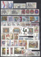 Czechoslovakia Complete Yearset  Single Stamps , Sets + 5 Sheets 1984 MNH  Cat  135 Eu - Annate Complete