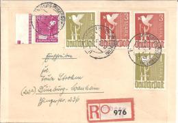 Wrw004/ Brief ,  10-fach Portogerecht, 21.6.48, Homberg (Niederrhein) - Covers & Documents