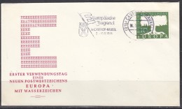 Europa Cept 1957 Germany 1v Mit Wasserzeichen Erster Verwendungstag  (F531) - 1957