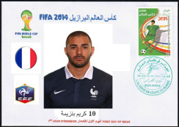 ALGERIE ALGERIA - 2014 - France - Karim BENZEMA  BRAZIL FIFA World Cup Football Player - 2014 – Brazil