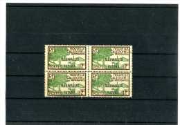 - WALLIS ET FUTUNA . BLOC DE 4 TIMBRES DE N. CALEDONIE DE 1928/38  SURCHARGES . - Nuevos