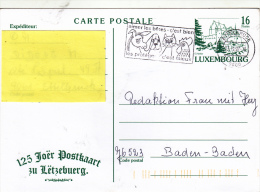 Philatélie - B1429 - Luxembourg - Entier Postal " 125 Joër Postkaart Zu Lëtzebuerg" - Interi Postali