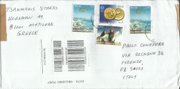 GREECE - GRECIA -  HELLAS 2014 REGISTERED LETTER LETTERA RACCOMANDATA SEE THE SCAN - Lettres & Documents