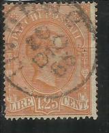 ITALIA REGNO ITALY KINGDOM 1884 - 1886 PACCHI POSTALI LIRE 1,25 TIMBRATO USED - Colis-postaux