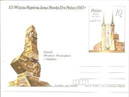 79635) CARD. MAXIMUM III-WIZYTA-PAPIEZA-JANA-P AWLA-II W-POLSCE 1987 - Maximumkarten