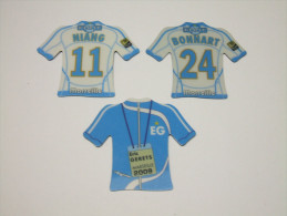 3 MAGNETS Football MARSEILLE Just FOOT 2009 - Sport