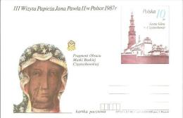 79640) CARD. MAXIMUM III-WIZYTA-PAPIEZA-JANA-P AWLA-II W-POLSCE 1987 - Tarjetas Máxima