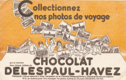 BU 1211  / BUVARD  CHOCOLAT DELESPAUL -HAVEZ - Chocolat