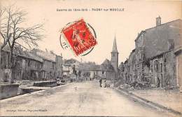 Pagny Sur Moselle   54   Rue Bombardée  Guerre 14/18 - Autres & Non Classés