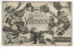 CPA VILLEMEUX SUE EURE (Eure Et Loir) - Souvenir De ....multivues - Villemeux-sur-Eure