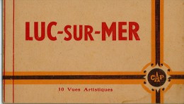 RARE - Carnet Complet De 10 Cartes Postales Ancienne - Différentes Vues De LUC SUR MER - Luc Sur Mer