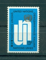 Nations Unies New York 1969 - Michel N. 212 -  Timbre Poste Ordinaire - Nuovi