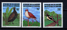 Rep. Cameroun  ** N° 690 à 692 - Oiseaux - Benin – Dahomey (1960-...)