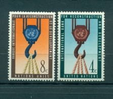 Nations Unies New York 1960 - Michel N. 92/93 - BIRD - IBRD - Ongebruikt