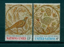 Nations Unies New York 1969 - Michel N. 218/19 -  Art - Mosaique - Nuovi