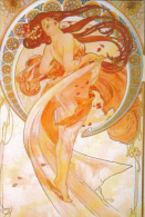 CPA ALPHONSE MUCHA ILLUSTRATION, WOMAN, REPRINT, UNUSED - Mucha, Alphonse