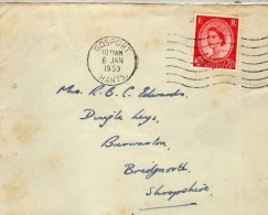 1997   Carta   Gosport 1953  Inglaterra - Lettres & Documents