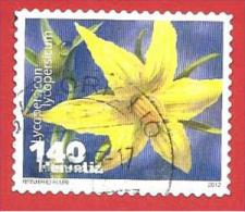 SVIZZERA - SUISSE - 2012 - FIORI - FLOWERS - LYCOPERSICUM -  SF. 1,40 - Michel CH 2239 - Usados