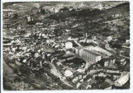 Sux@ JOLIE CPSM HAYANGE, VUE GENERALE AERIENNE AVEC NOUVEAU GROUPE SCOLAIRE, MOSELLE 57 - Hayange