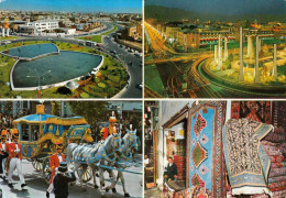 PERSIEN IRAN 1973 - 4 Bilderkarte Teheran Mit 10R Frankierung - Iran