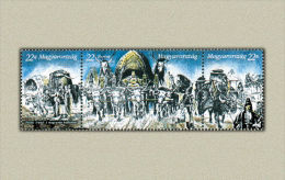 HUNGARY 1995 HISTORY Battles HORSEMEN WARRIORS - Fine Set/strip MNH - Unused Stamps