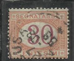 ITALIA REGNO ITALY REPUBLIC 1870 - 1874 SEGNATASSE TAXES DUE TASSE CENT. 30 USATO USED - Taxe