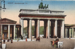 Cpa Berlin, Porte De Brandeburg - Brandenburger Deur