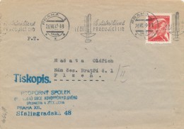 I6701 - Czechoslovakia (1949) Praha 1 (14ch): Czechoslovak State Spa - Heals Working People - Hydrotherapy